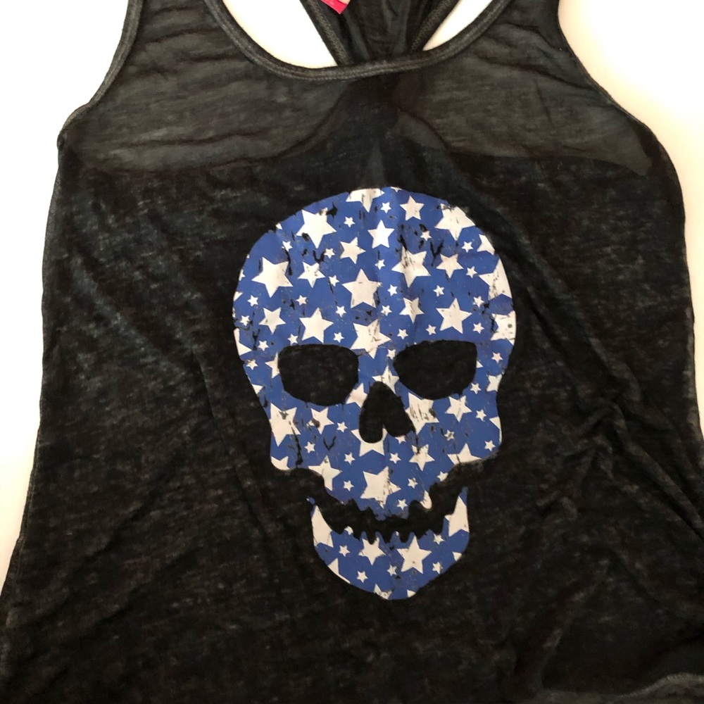 Black tank top